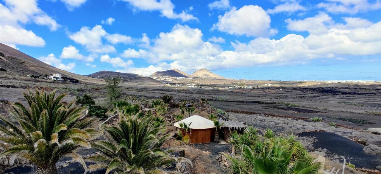Gemuetliche Holzjurte La Asomada Lanzarote Apartman Tías Kültér fotó